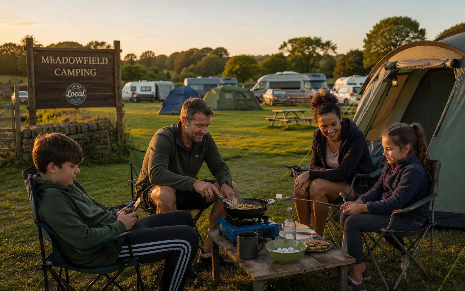 Camping in Hungerford