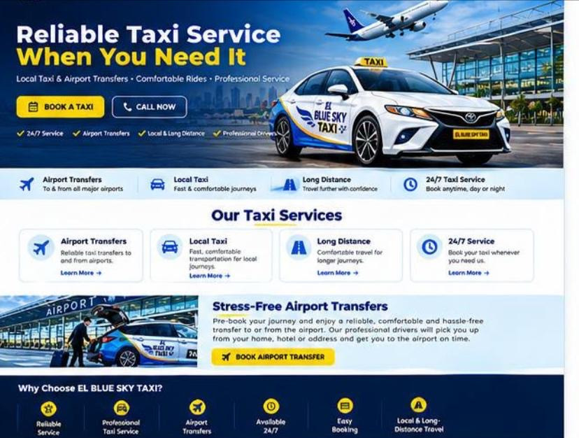 El Blue Sky Taxi